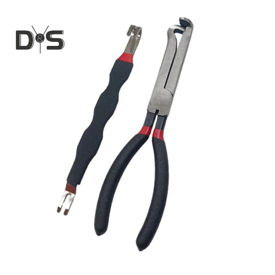 Electrical Disconnect Pliers with Ergonomic Handle Portable 60-Degree Bend Electrical Connector Disconnect Pliers Automotive Tools