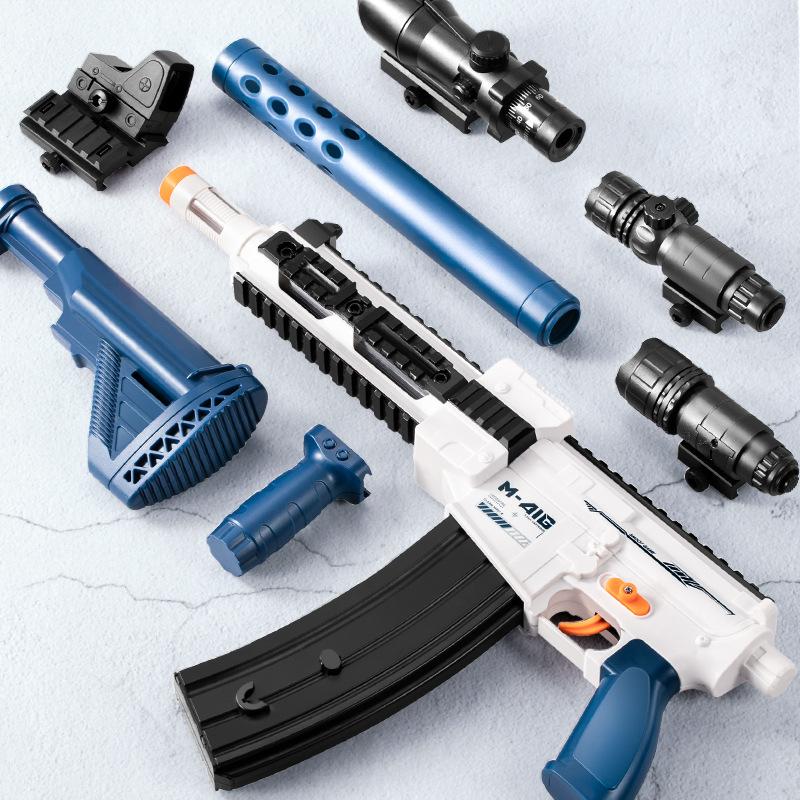 Детский игрушечный пистолет Мягкая пуля М416