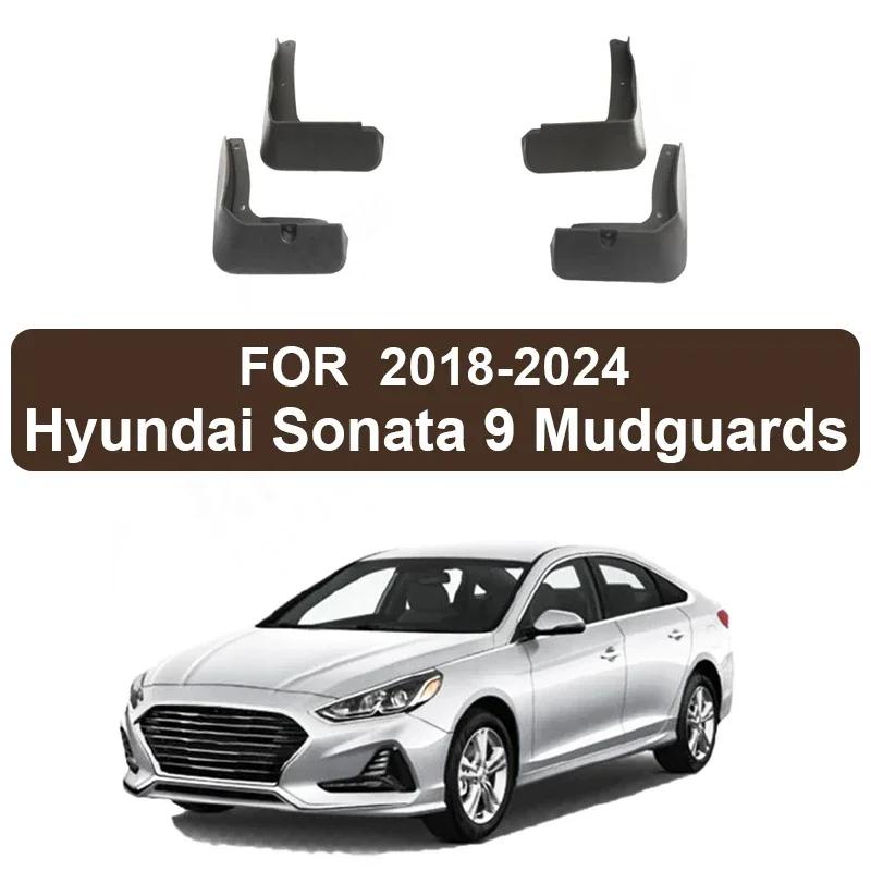 Брызговики для Hyundai Sonata i10 2008-2024 Аксессуары ТПЭ Брызговики Оригинальный Дизайн Защита Крыла От Снега Песка Защитный Протектор