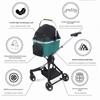 Luxury Lightweight Detachable Pet Stroller for Dogs and Cats - Perfect for Cross-Border Walks
