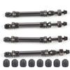 4Pcs CVD Front Rear Drive Shaft Metal Transmission Axle for Traxxas Slash 4X4 110 RC CarTitanium