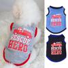 Pet Vest Two-Legged Apparel Fashionable Letter Print Washable Durable Stylish Cute Design Pet Vest Pet Supply