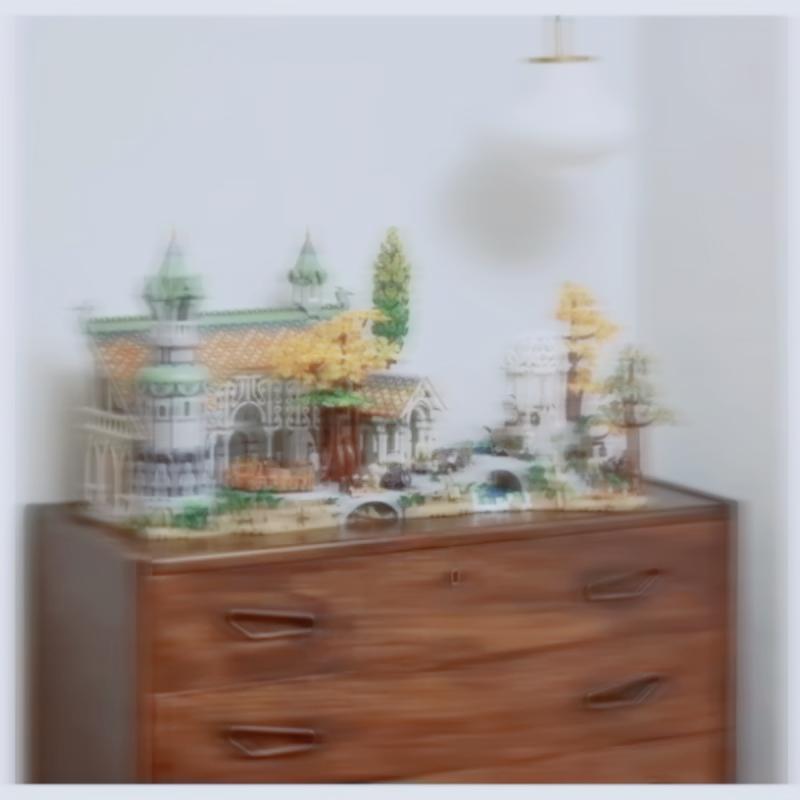 6167 деталей Замок Башня Долина Строительные Блоки DIY Кирпичики MOC-10316 Уличный Пейзаж Домашний Декор Украшение Игрушки Подарок на День Рождения Рождество