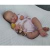 Кукла реборн 49 см с ручным рисунком волос LouLou для новорожденных, реалистичные настоящие мягкие на ощупь, детские куклы высокого качества