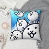 The BBattle Cats Pillow Case Square DoubleSided Printing Sofa Cushion Cover Pillowcase Bedroom Bedside