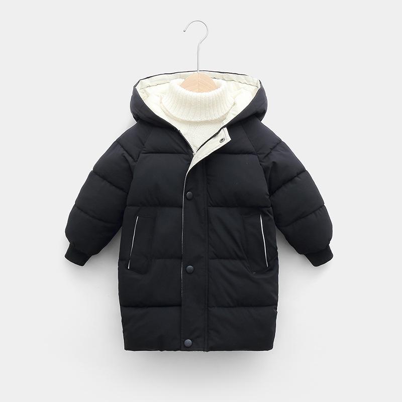 New Children's Down Jacket Boys Girls Winter Clothes Korean Cotton Padded Clothes Baby Thickened Coat
