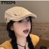 Женская корейская вязаная берет весна и осень тонкая ретро-шляпа художника восьмиугольная шляпа