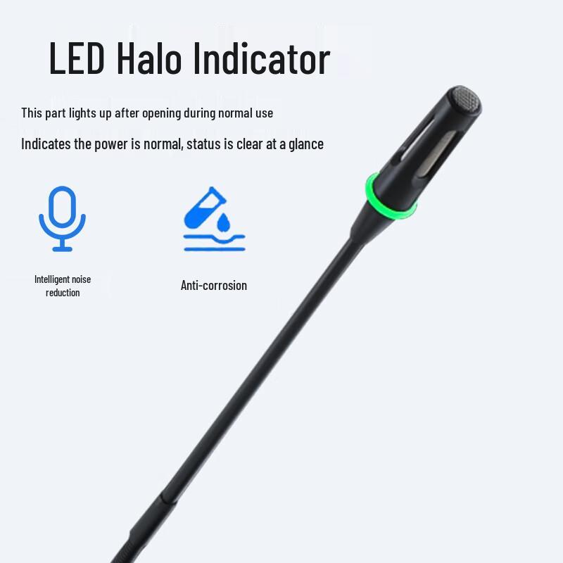 Weishu WS-2828+GD42C Wired Gooseneck Condenser Microphone (CN version)