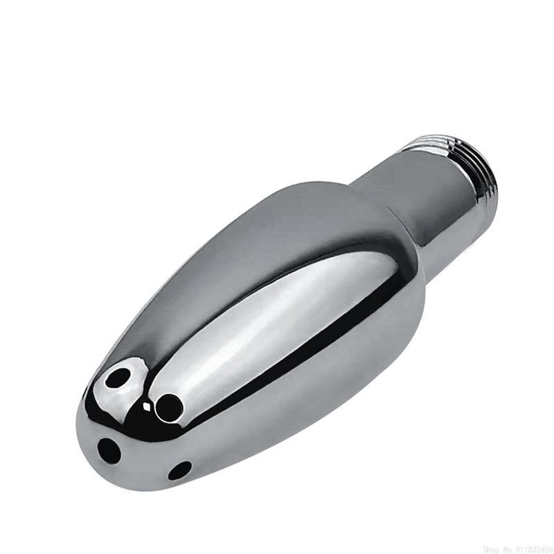 Металл Металл 7 отверстий Боковое отверстие Секс-продукт Анальная клизма Очистка Душ Колониальная спринцовка Насадка Вагинальное промывание Секс-инструменты для пар