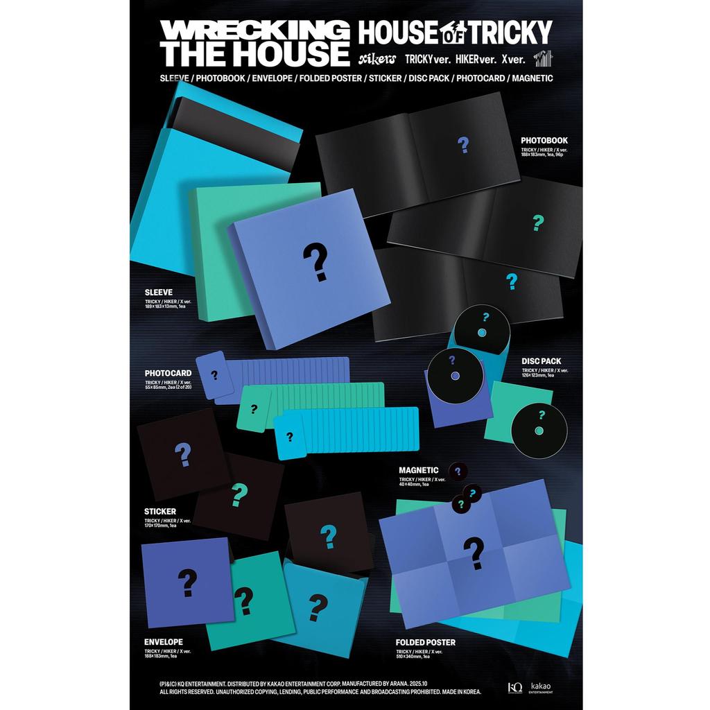 [POB] xikers [HOUSE OF TRICKY] : [РАЗНОС ДОМА] 6-й мини-альбом