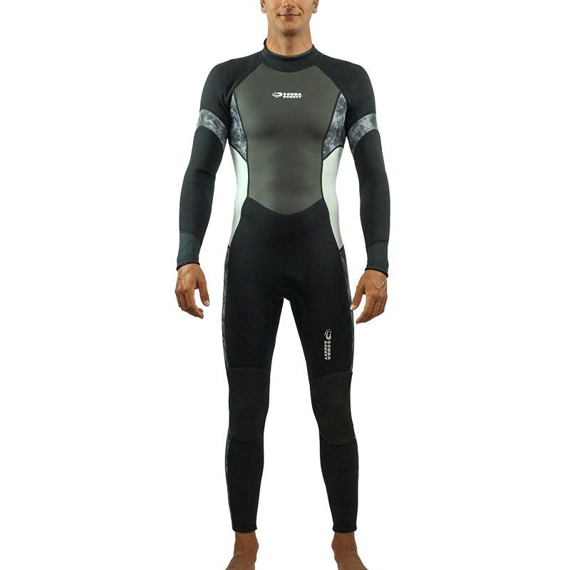 Diving Wetsuit 3mm Neoprene Fullsuit Men Warm Water Sports Surfing Snorkeling Swimming