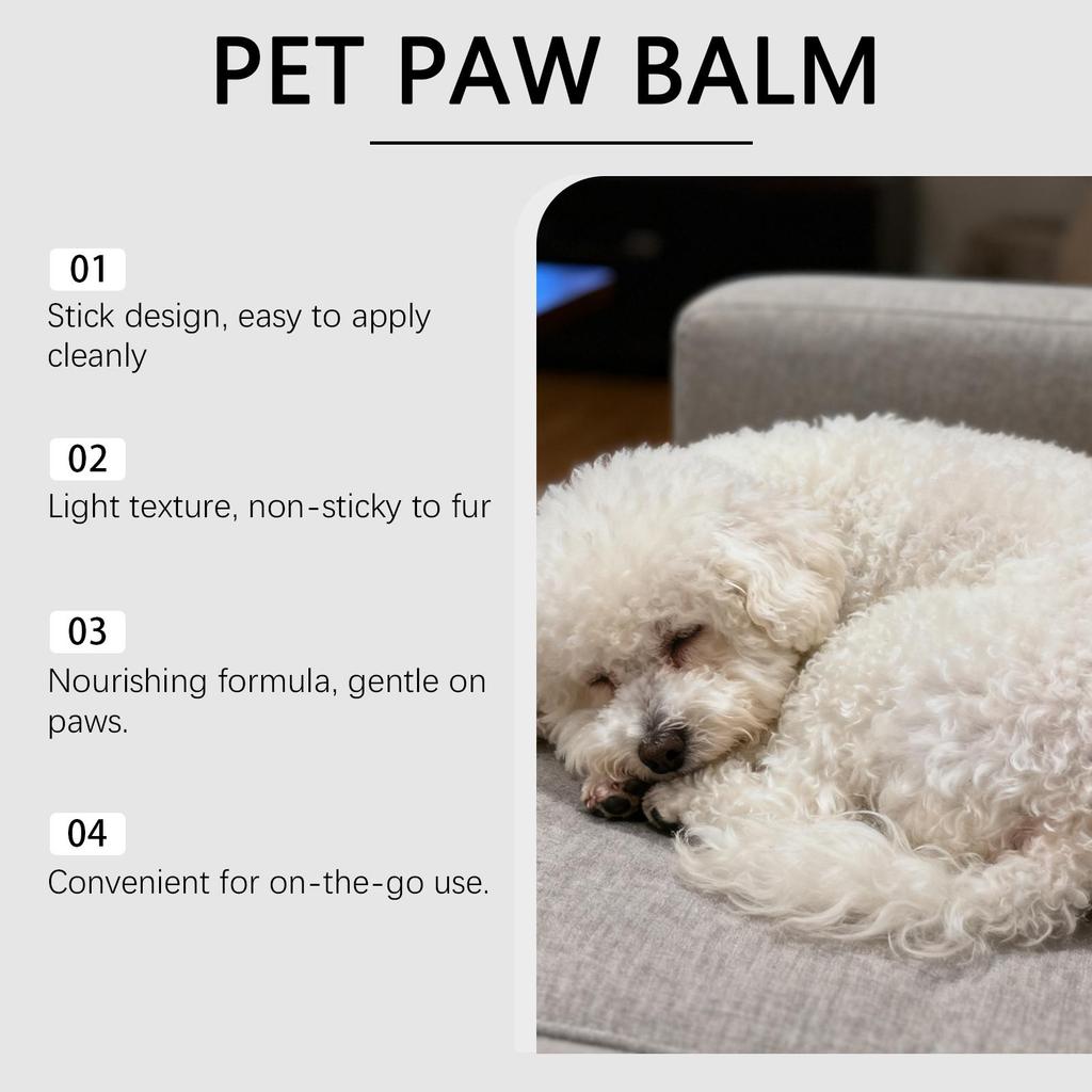 Yegbong pet Paw care combination paw cleaning foam + paw cream stick decontamination, fresh moisturizing and moisturizing daily care 1set