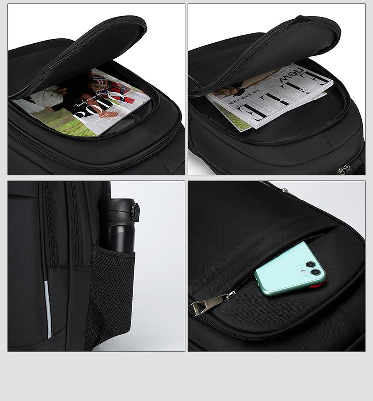 Мужской деловой рюкзак большой вместимости для 15-дюймовых ноутбуков - дорожная сумка для отдыха на природе