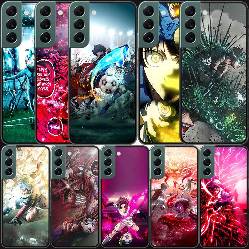 Чехол для телефона Аниме Blue Lock Для Samsung Galaxy S22 S25 Ultra S21 S10 Plus S26 Edge S20 S23 S24 FE Чехол Силиконовый Мягкий TPU Cle