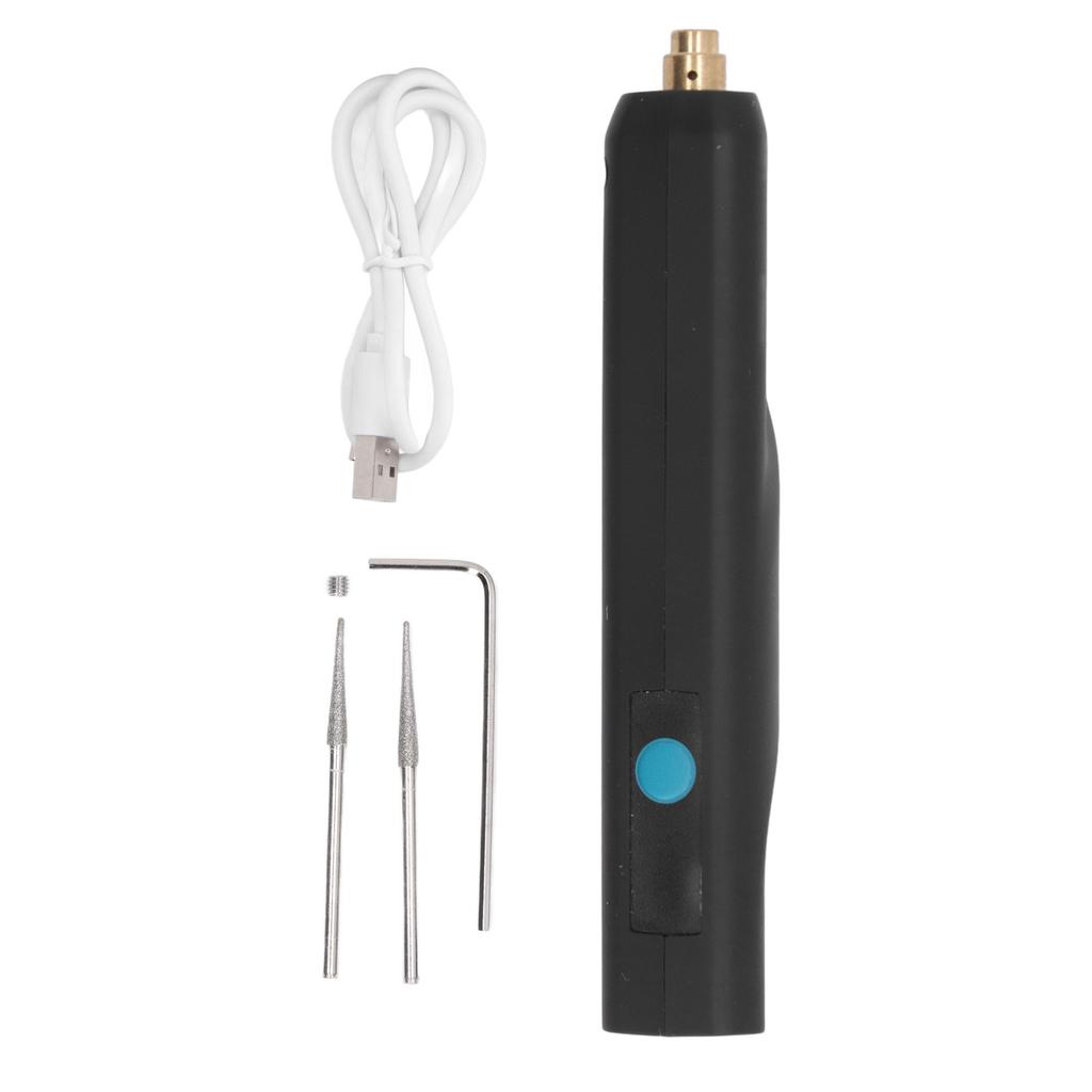 Электрическая гравировальная ручка 25 Вт 7000 до 28000 об/мин 5 передач USB перезаряжаемый электрический гравер 3,7 В