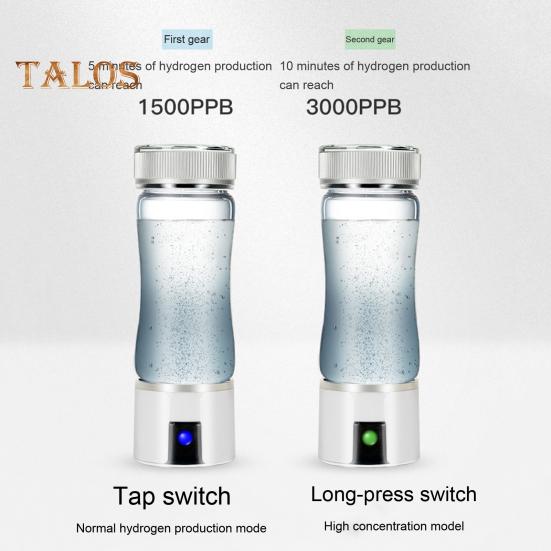 300 мл бутылка для воды, богатая водородом, технология SPE PEM, портативный стеклянный генератор водородной воды, здоровая стеклянная чашка для питья на день рождения