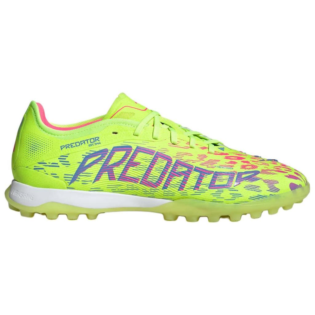 Adidas PREDATOR PRO TF Turf Slip Resistant Abrasion Resistant Soccer Shoes Unisex Lemon ID3763