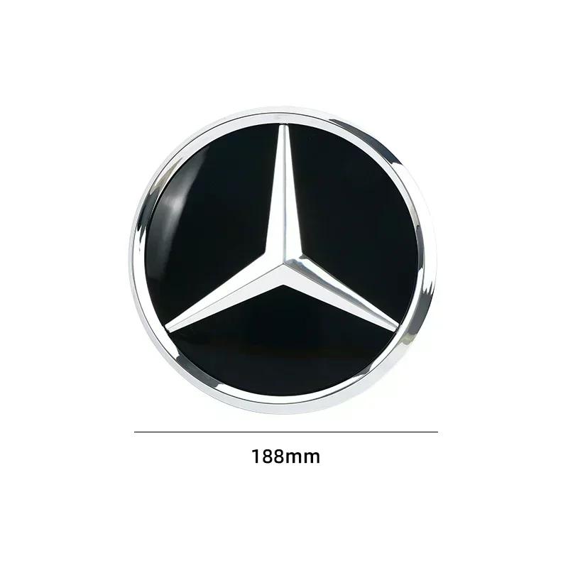 3D 188mm Front Grille Star Logo Emblem Badge For Mercedes-Benz C Class 2014-2018 GLC Car Emblems UWXYZ1