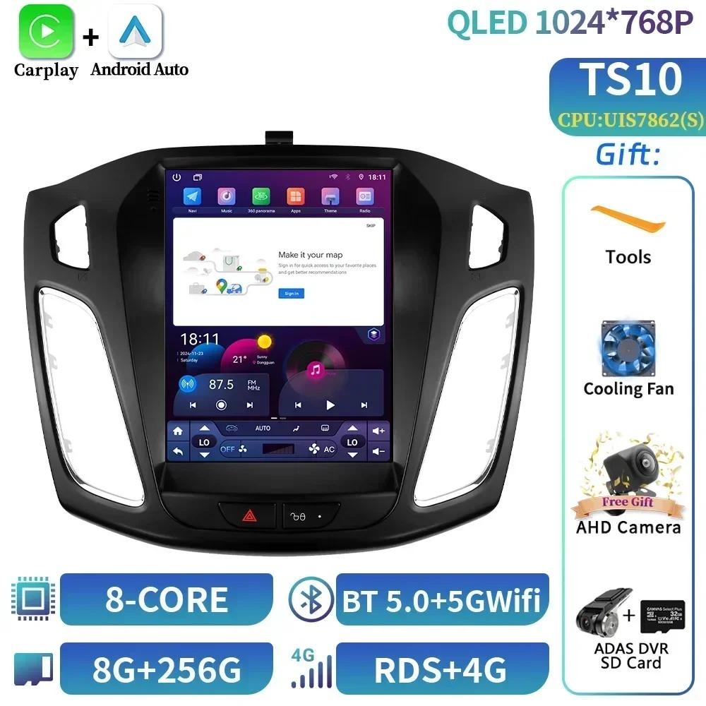 9,7-дюймовый Android 14 автомобильный радиоприемник для Ford Focus 3 Mk 3 2011-2019 Carplay 4G мультимедийные плееры GPS автомагнитола автомобильный монитор экран GPS