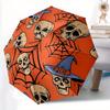 1pc Halloween Skulls Automatic Open/Close Umbrella, Ideal Fan Gift for Birthday, Christmas, Trendy Fashion Yy250828095