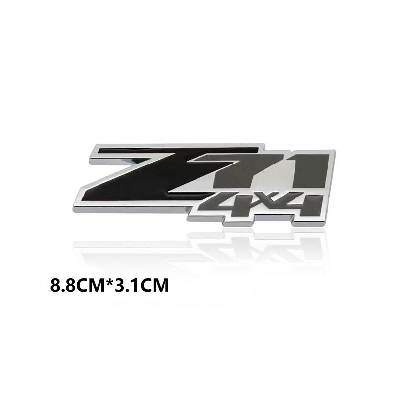 3D металлический значок Z71 4 * 4 на переднюю решетку радиатора автомобиля для траверса автомобиля TAHOE COLORADO, наклейка с логотипом на багажник автомобиля