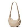 Soft Leather Texture Croissant Women's Retro Trend Fashion One Shoulder Underarm Cloud Bag Casual Versatile Messenger Dumpling Bag