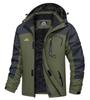 MAGCOMSEN Mountain Cold Weather Sports Durable CN 2XL Size Men's Water-Repellent Parka, Wear, Jacket, Outerwear, Green, (Japan L)