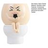 Горшок для растений Face Resin Buddy on Toilet Flowerpot Настольный декор для суккулентов