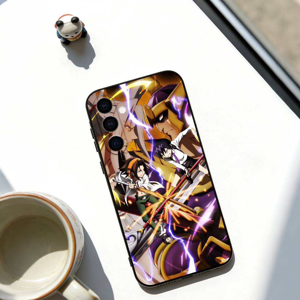 Чехол для телефона Shaman King для Samsung Galaxy A73,A72,A71,A70,A53,A52,A51, Мягкий черный чехол