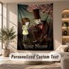 Tapestry Custom Name Text, Wall Hanging Tapestry Home Room DecorFran Bow