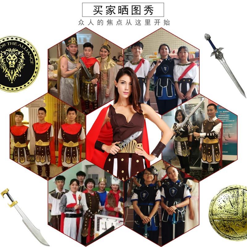 Halloween Costume Gladiator Adult Ancient Spartan Warrior Costume Ninja Warrior Costume