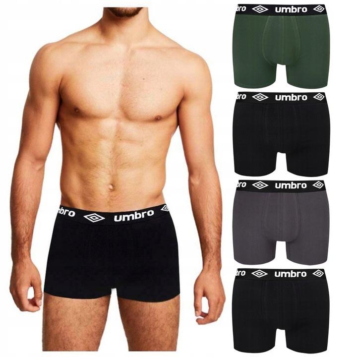 Мужские боксеры Umbro, 4 штуки, 0197, разноцветные