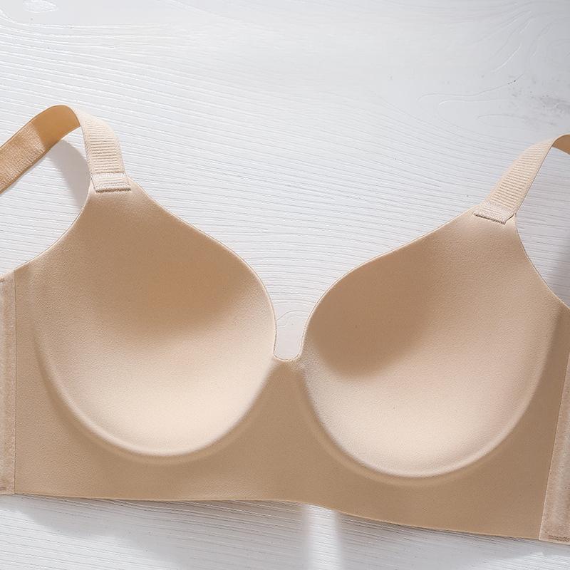 Бесшовный бюстгальтер Женское кружевное поддерживающее нижнее белье Собирающий бюстгальтер Большого размера Тонкий бюстгальтер Пуш-ап