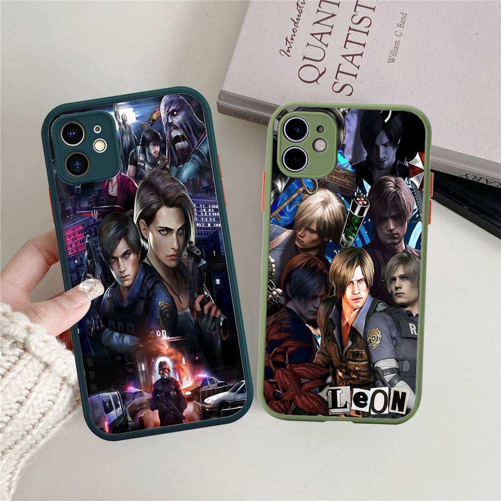 Чехол для телефона R-Resident E-Evil для IPhone 15 16 Pro Max 11 12 13 14 XS XR X Plus 16E, матовый, полупрозрачный