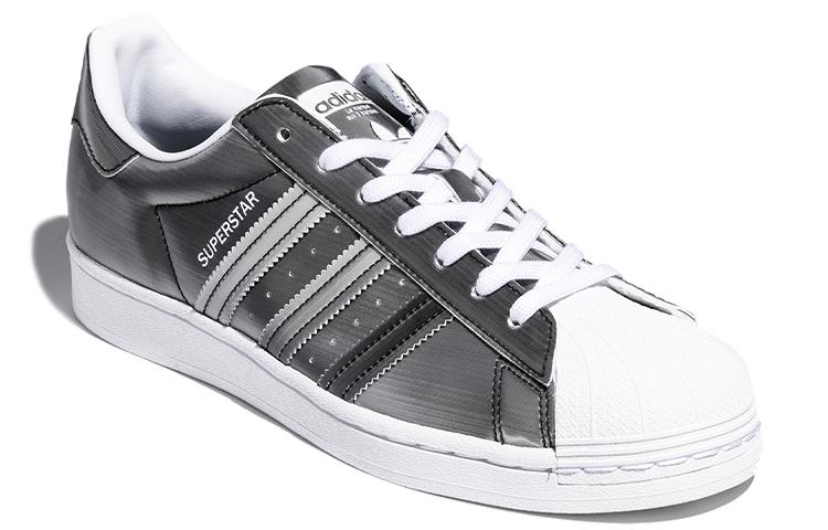 adidas Originals Superstar Модные Повседневные Скейт-Ботинки Унисекс Серый Серебристый FX7780