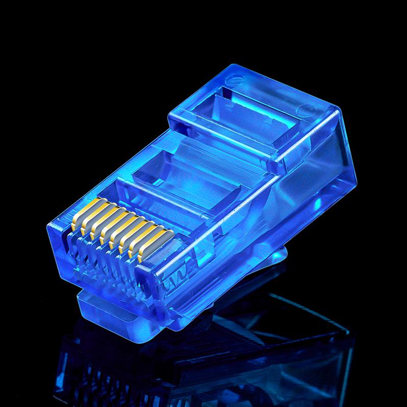 Экранированный разъем RJ45 Cat 6A/5E для гигабитной сети, широкополосного доступа и телефона