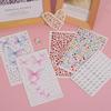 Mixed Rhinestone Stickers Fashion Eyeliner  Decals Disposable Tattoo Stickers  Women