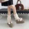 Fur Integrated Cute Thick-soled Snow Boots Women's 2025 New Winter Heightening Warm Piled Thickened Cotton Shoes