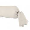 Cotton Bolster Case 45x185 Cm PERCALE Ecru, by Soleil D'ocre