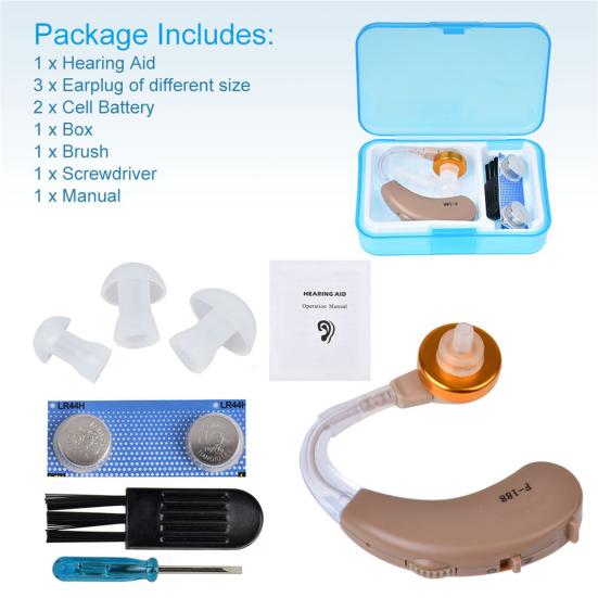 F188 Отличный усилитель звука в ушах, малошумящий, противоударный, улучшение слуха