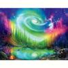 Diamond Painting Aurora Landscape Embroidery Full Round Mosaic Creative Hobbies Home Decoration 30x40cm/12x16inch