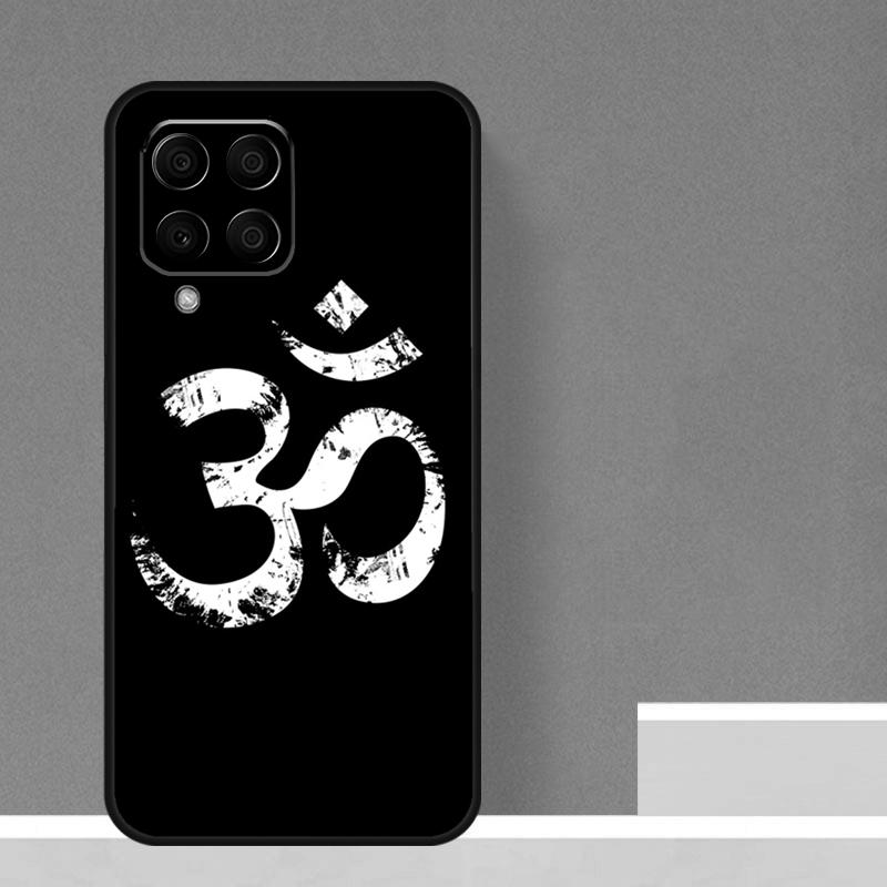Аум Ом Символ Йоги Фитнес Зал Для Samsung Galaxy M15 M55 M13 M33 M53 M21 M31 M51 M30s M20 M14 M34 M54 M12 M32 M52 Чехол