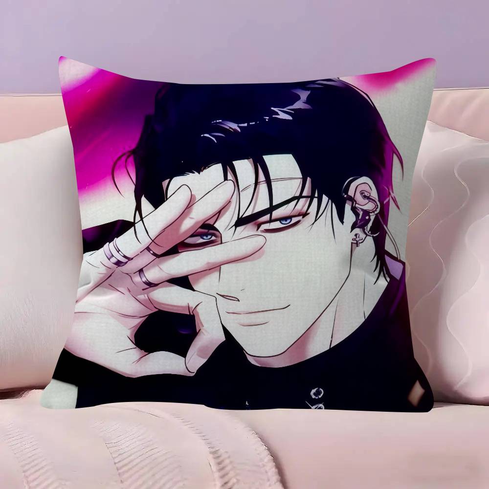 Anime L-Lightsaber Bl Manhwa Cushion Cover 30X50 Polyester Sofa Cushions Decorative Throw Pillows Home Decoration Pillowcover