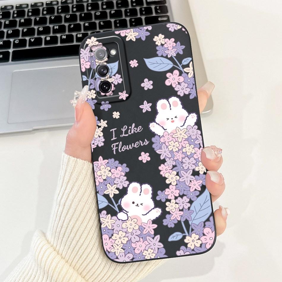 For Samsung Galaxy S20 FE S20+ S20 Cute Rabbit Cartoon Phone Case For Samsung S20 Plus S 20 S20FE 5G Soft Silicone Cases Bumpers