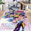 Ковер Kpop Demon Hunters для игровой комнаты, спальни, гостиной, дивана, домашнего декора, детский игровой коврик, нескользящий коврик для пола