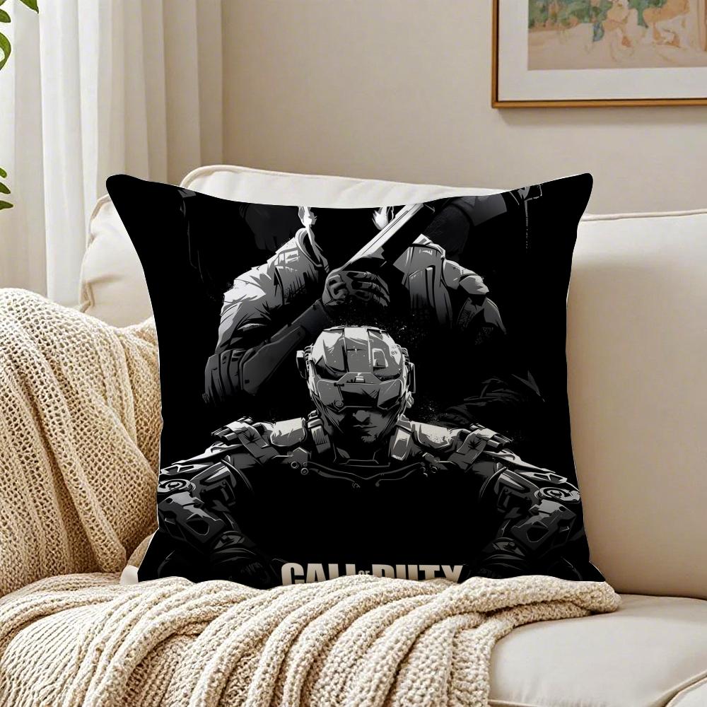 game shooter CCall of DDutyES Cushion Cover Pillowcase Antidustmite living Room Sofa Decor Cushion Room