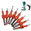 Drilling Tools Hole Opener Drilling Tools Drill Bit Countersink Drill Bit Hex Shank Woodworking