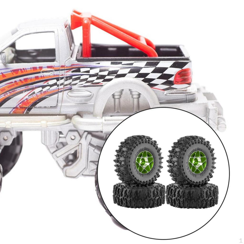 4 шт. 1/18 1/24 RC Шины Раллийные шины Износостойкость Обновление Колесный комплект для SCX24 Fcx24