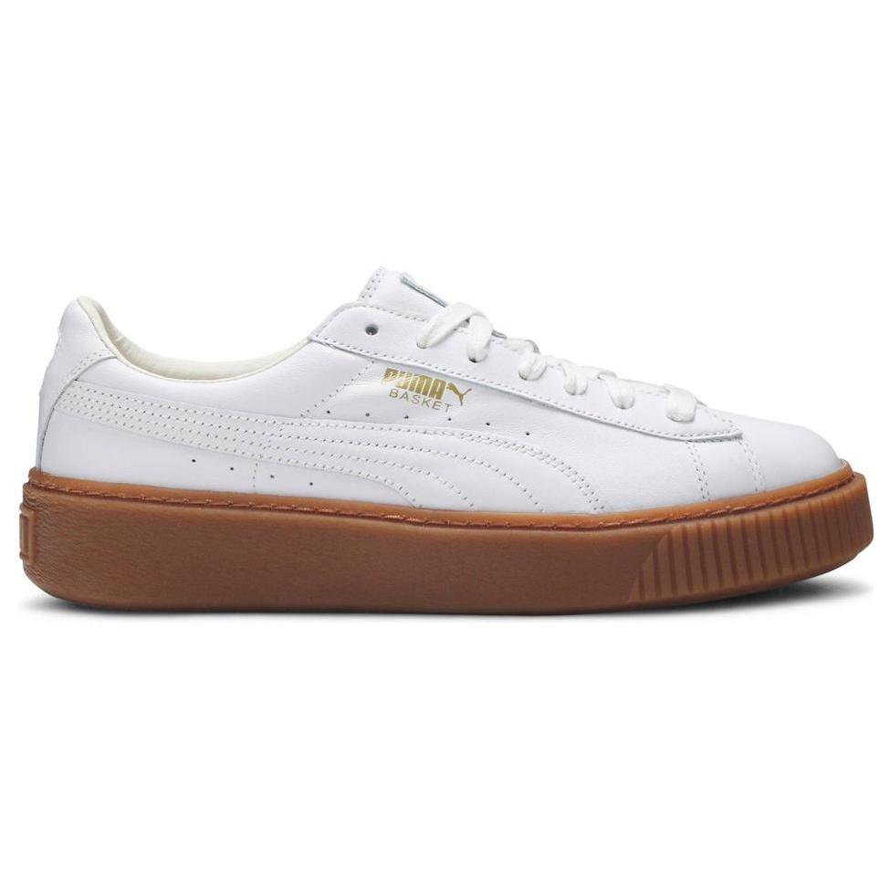 (WMNS) PUMA Basket Platform Core 'White' Women's 364040-01