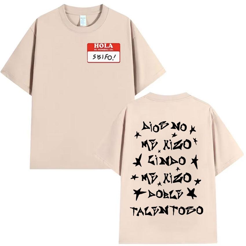 Rapper NSQK Hola Sisi Fo Mark Tour 2025 Album T Shirt Men Women Casual Fashion Cotton Short Sleeve T-shirt Hip Hop Clothing Tees